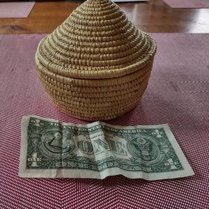 Small Vintage Woven Basket